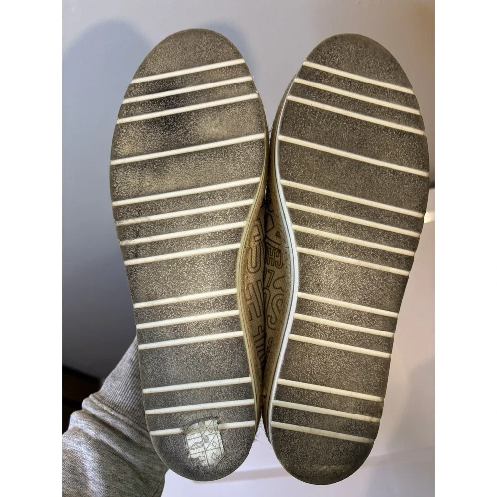 LOVE MOSCHINO Logo Beige Canvas Espadrilles 38 US‎ 8 Platform